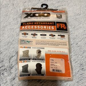 NWT XGO Flame Retardant Neck Gaiter One Size Desert Sand